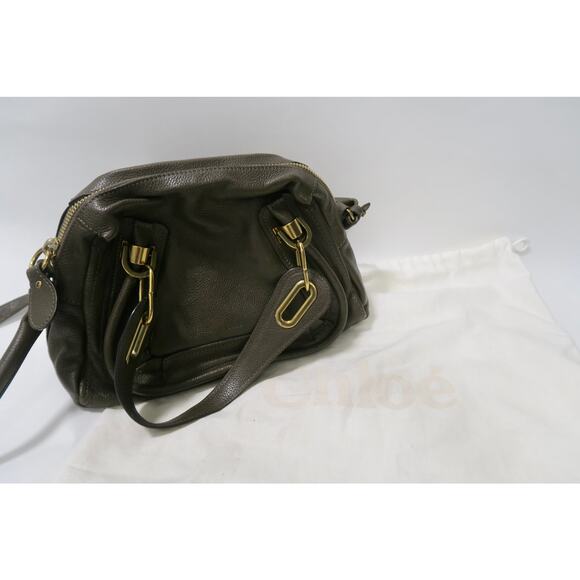 Chloe Paraty Leather Shoulder Bag - Picture 2 of 9